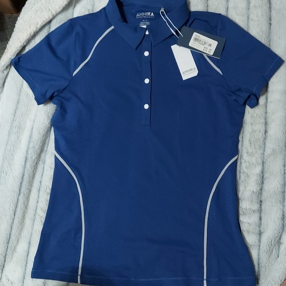 Annika Cutter & Buck Golf Shirt Size S